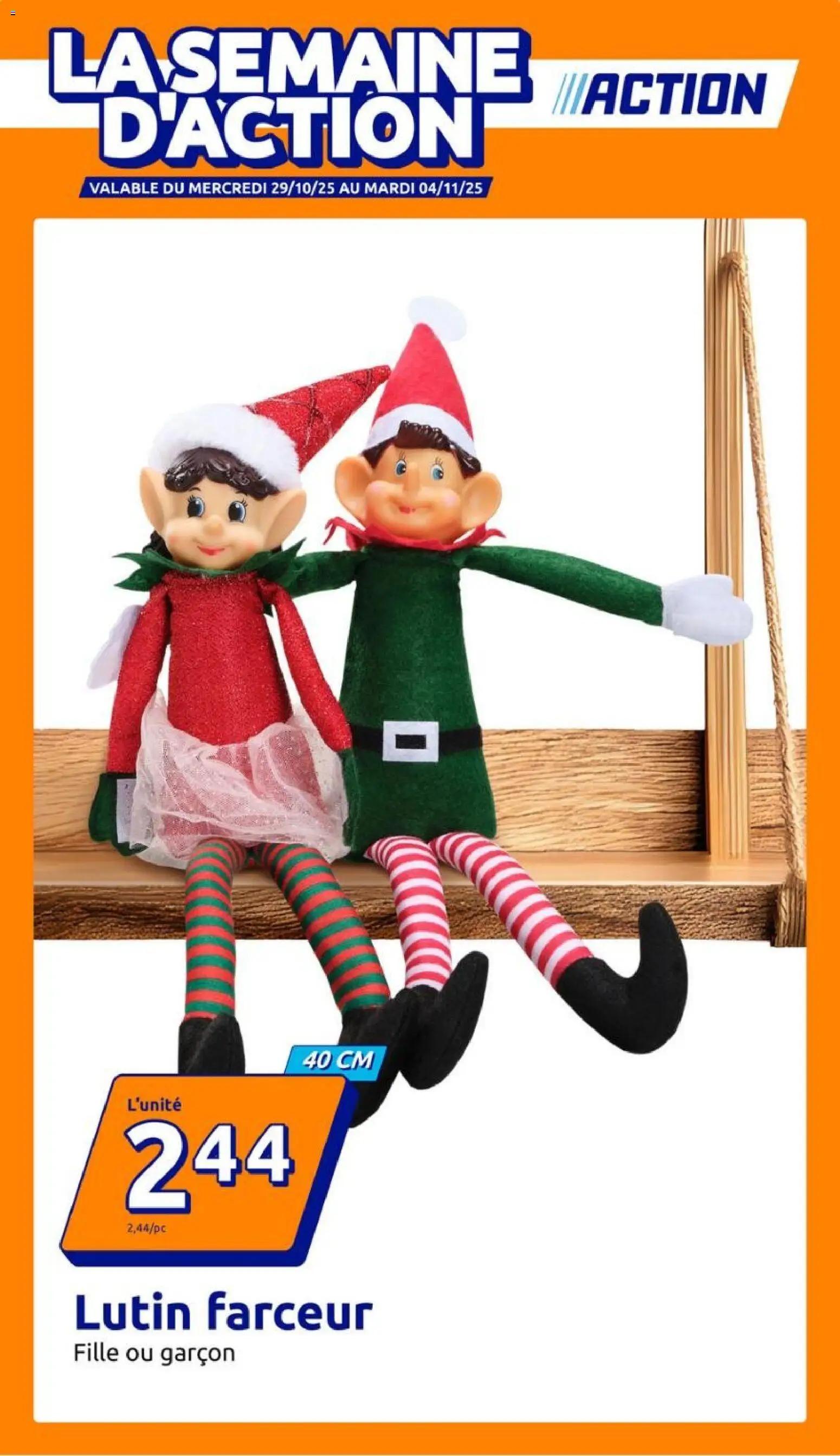 Prévisualisation de Catalogue de la semaine du magasin Action formulaire valide 29/10/2025