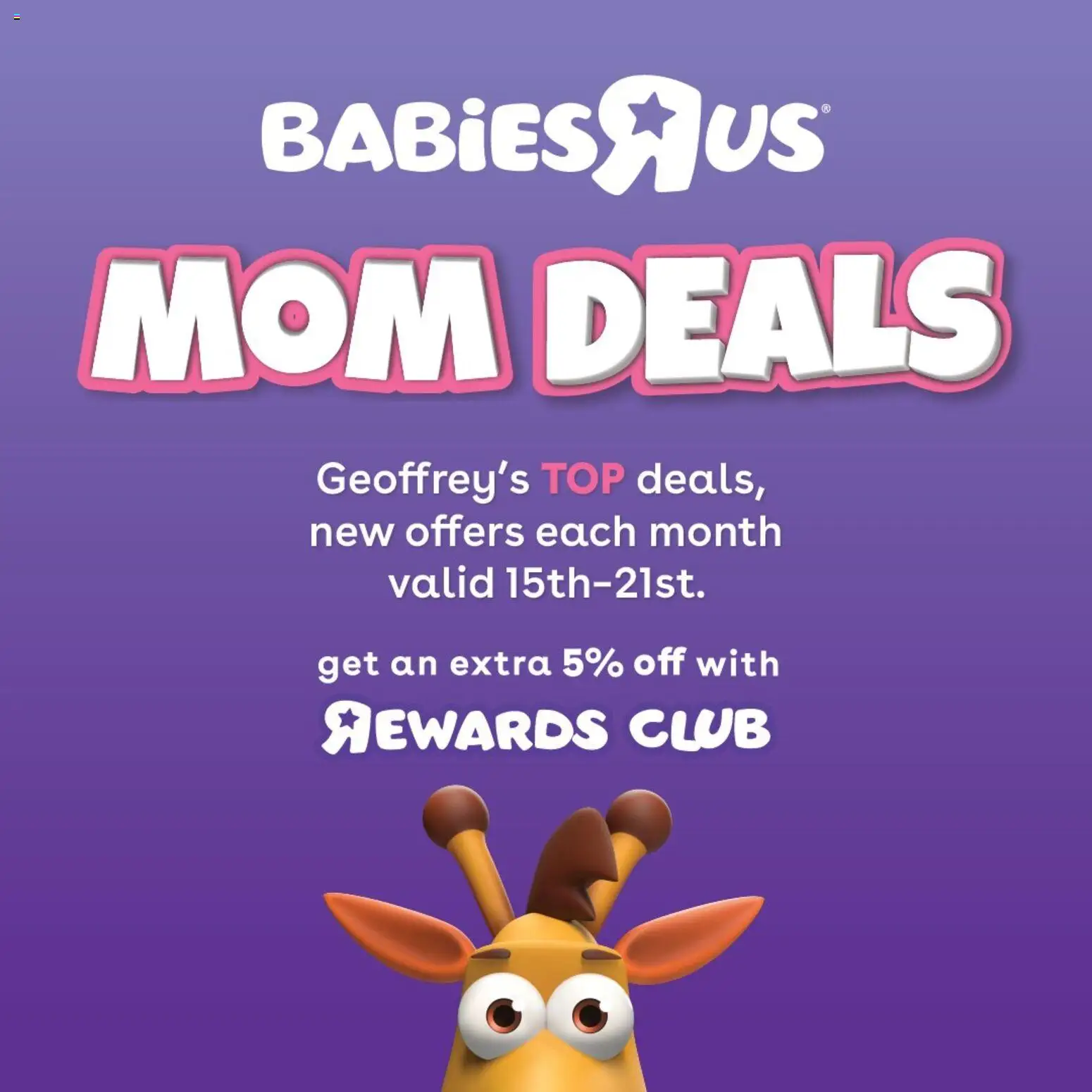 Preview of Babies R Us flyer valid from 15/01/2026
