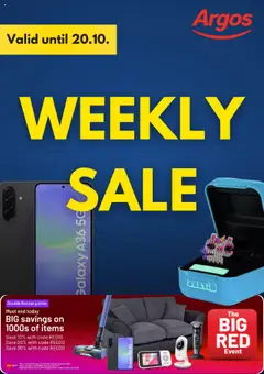 Preview of Argos Weekly offers valid from 14/10/2025