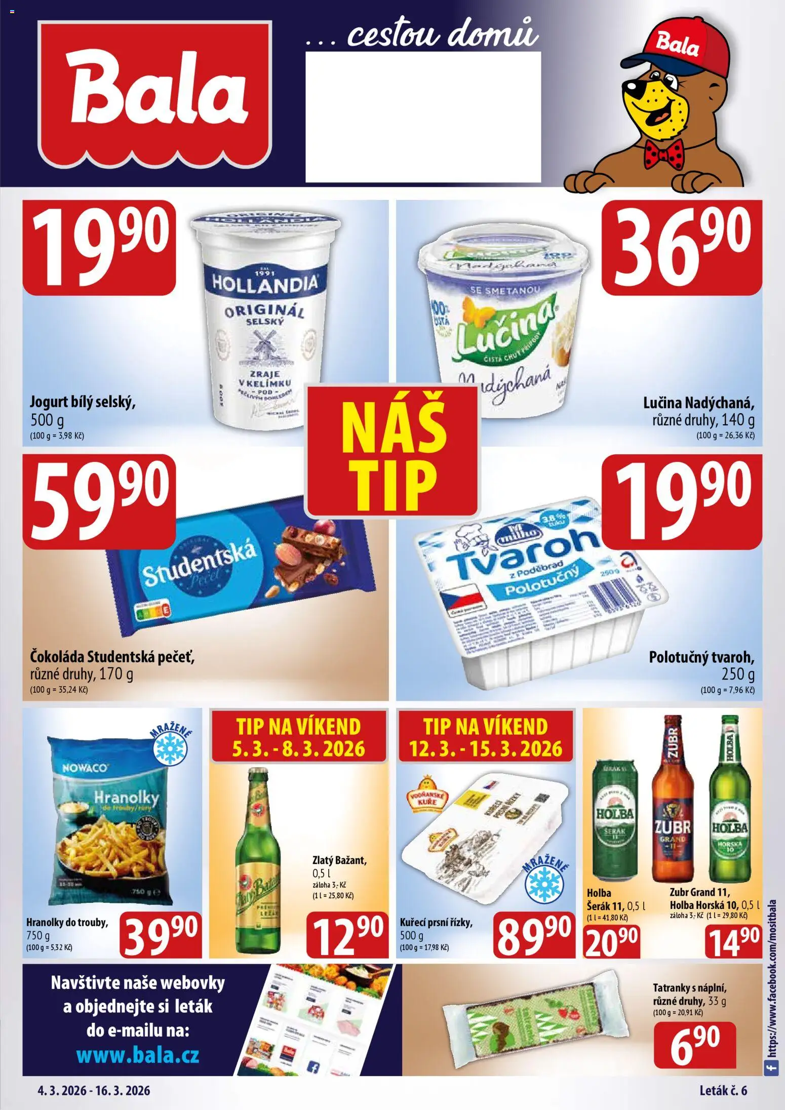 Náhled nabídky: BALA BALA velký leták Holba + platný od 04.03.2026