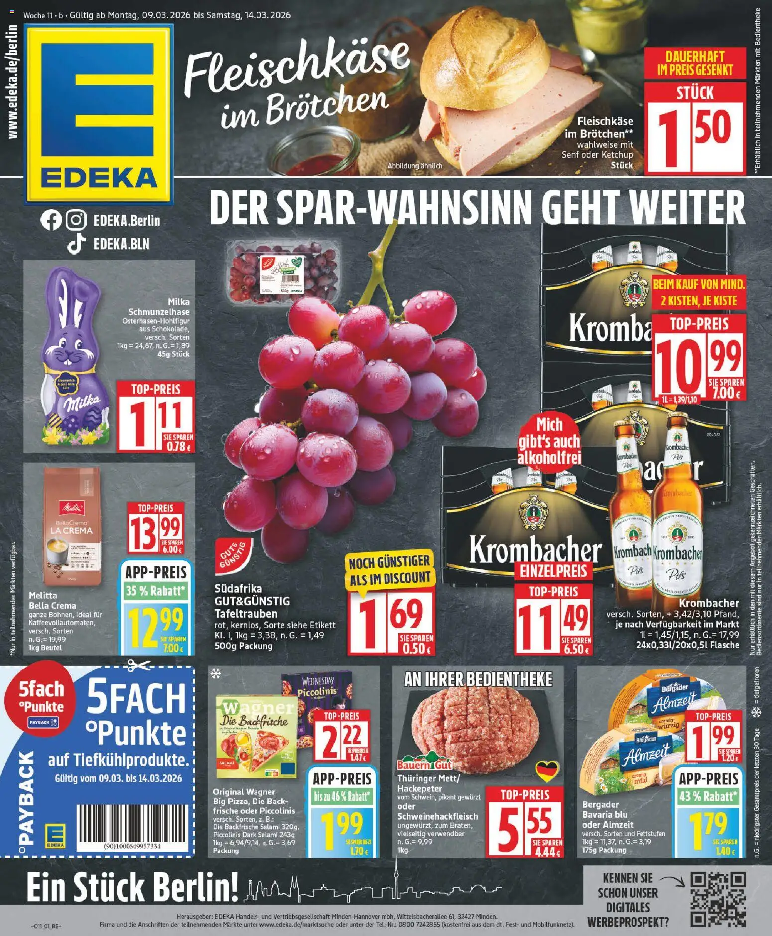 Vorschau von dem Prospekt des Geschäftes Edeka, gültig ab dem 09.03.2026