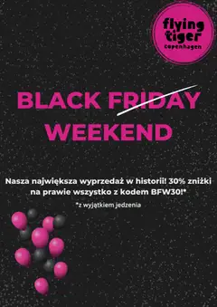 Pogląd gazetki "Black Friday" ze sklepu Flying Tiger ważnej od 28.11.2025