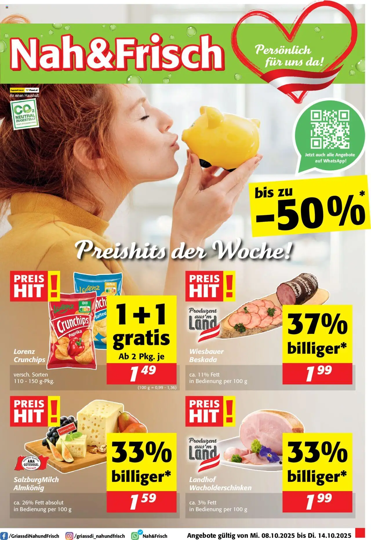  Nah und Frisch Flugblatt ab (08.10.2025 - 14.10.2025) - Seite 1