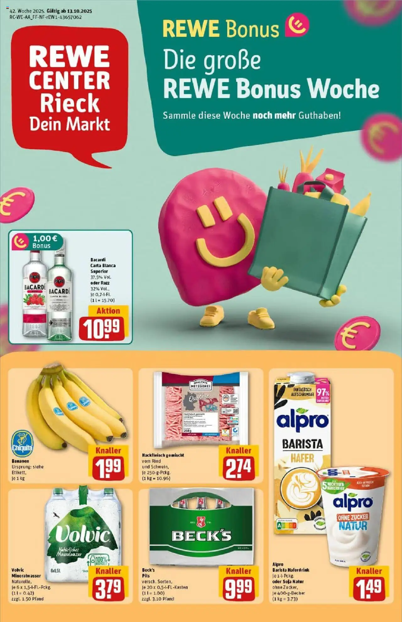 REWE Prospekt ab 13.10.2025 nächste Woche - Prospekt Simmerath	