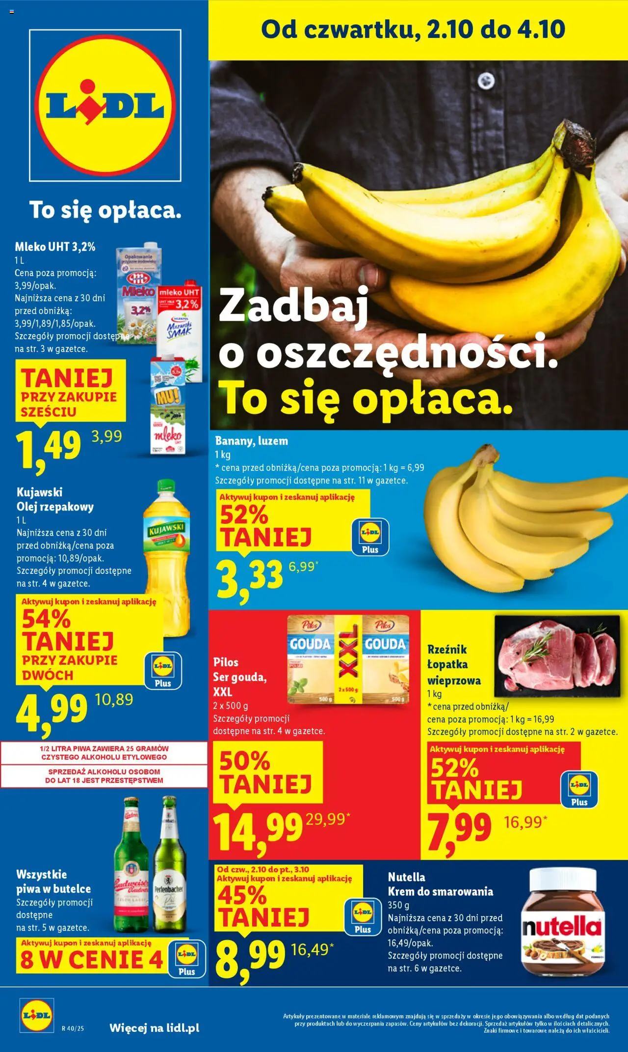 LIDL gazetka 02.10.2025 - 04.10.2025 - Najnowsza od czwartku - Numer strony 1