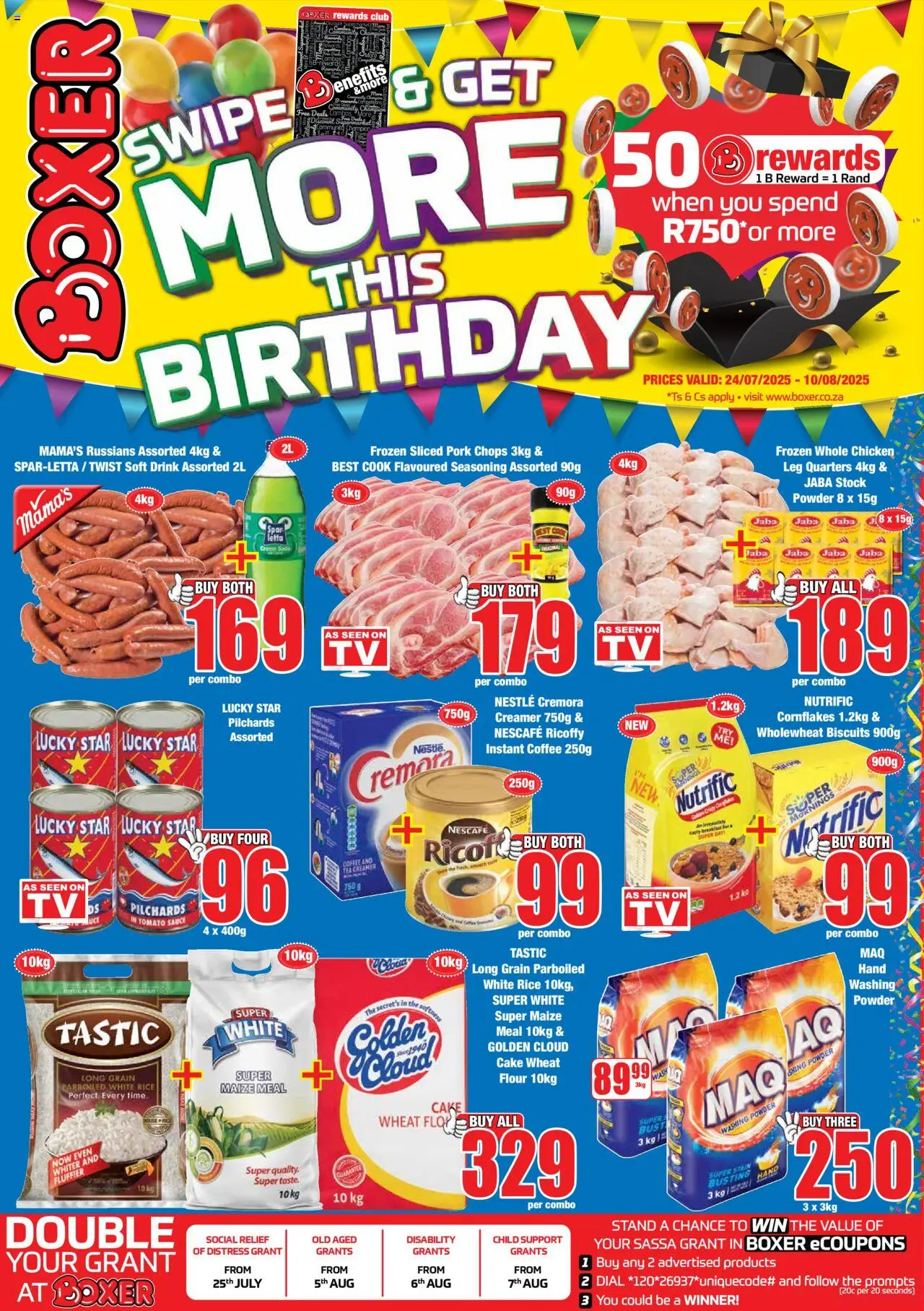 Boxer Limpopo, Mpumalanga - Specials from 24/07 - 10/08/2025 > Promotions