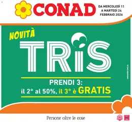 Anteprima dell'opuscolo TRIS dal negozio Conad valido da 11/02/2026