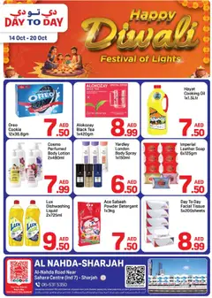 Preview of the catalogue Happy Diwali - Al Nahda, Sharjah Branch of store Day to Day valid from 14 Oct, 2025
