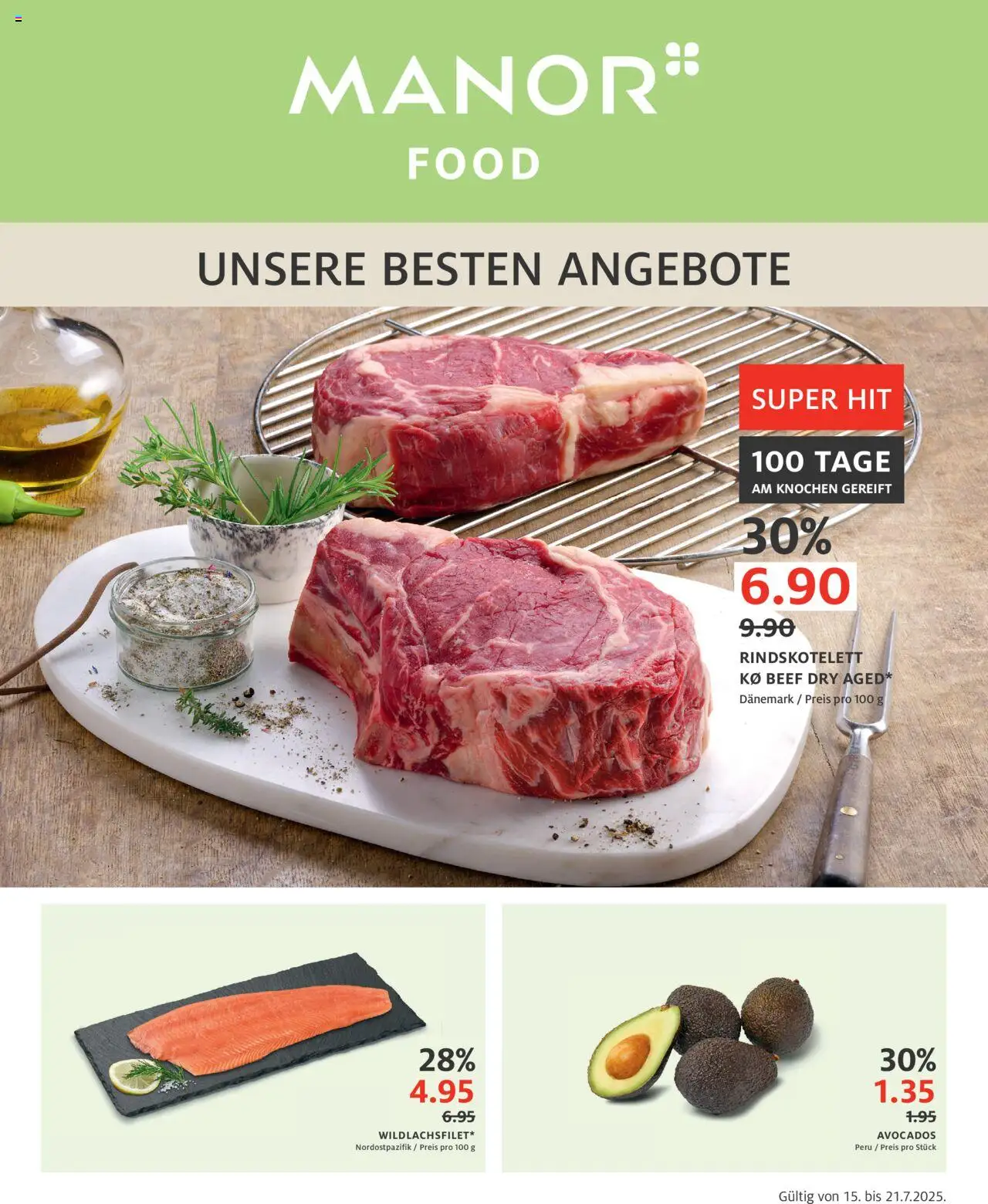 Manor Aktionen ab 15.07.2025 - Seitennummer 1