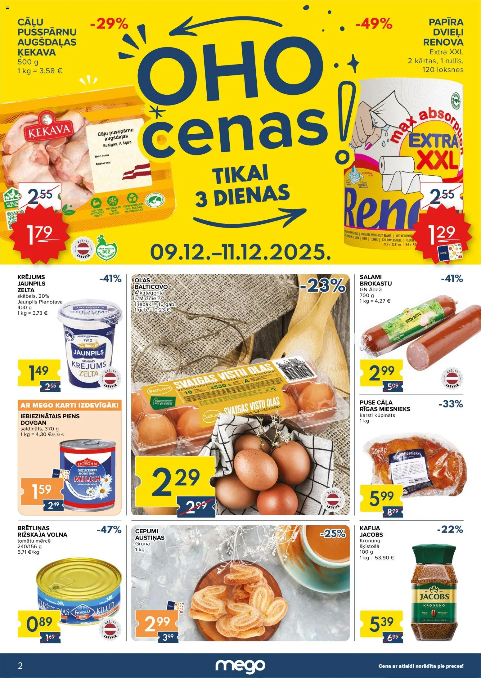 Skatīt Mego akciju bukletu, derīgs no 2025.12.09