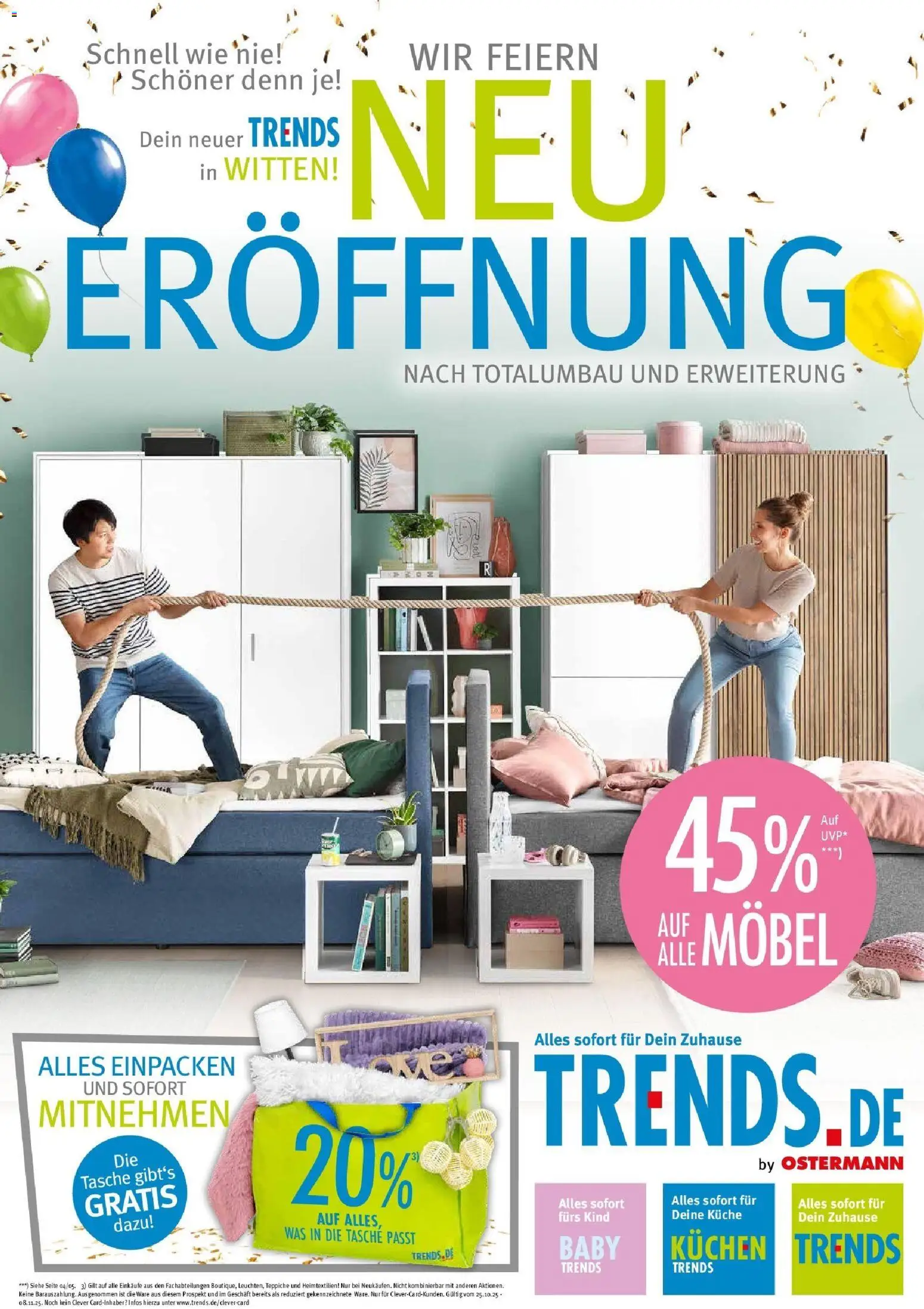 Trends Ostermann Trends: Neue Möbel wirken Wunder. (vom 24.10.2025 - 08.11.2025)