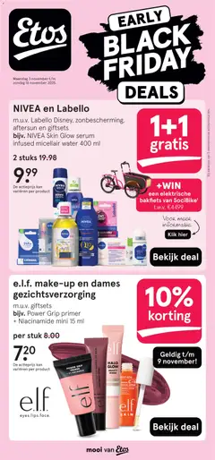 Voorbeeld van Black Friday van winkel Etos geldig vanaf 03-11-2025