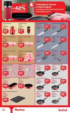 Auchan - Akciós újság Auchan megtekintése, amely érvényes 2025.11.06.-től | Oldal: 38