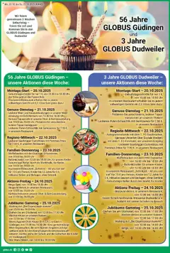 Vorschau von dem Prospekt des Geschäftes Globus, gültig ab dem 19.10.2025