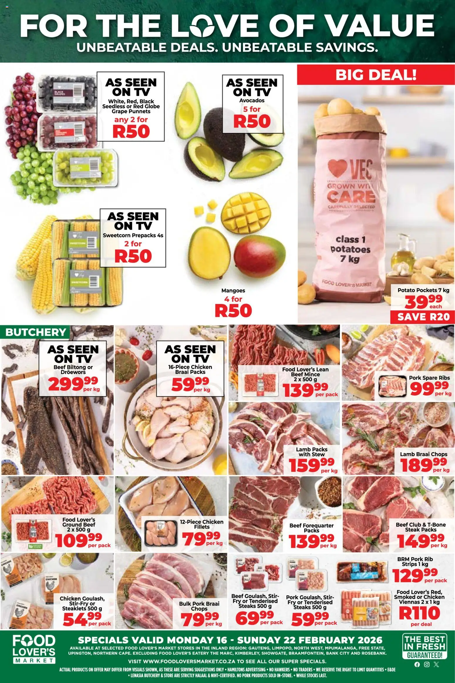 Preview of Food Lover's Market flyer valid from 16/02/2026