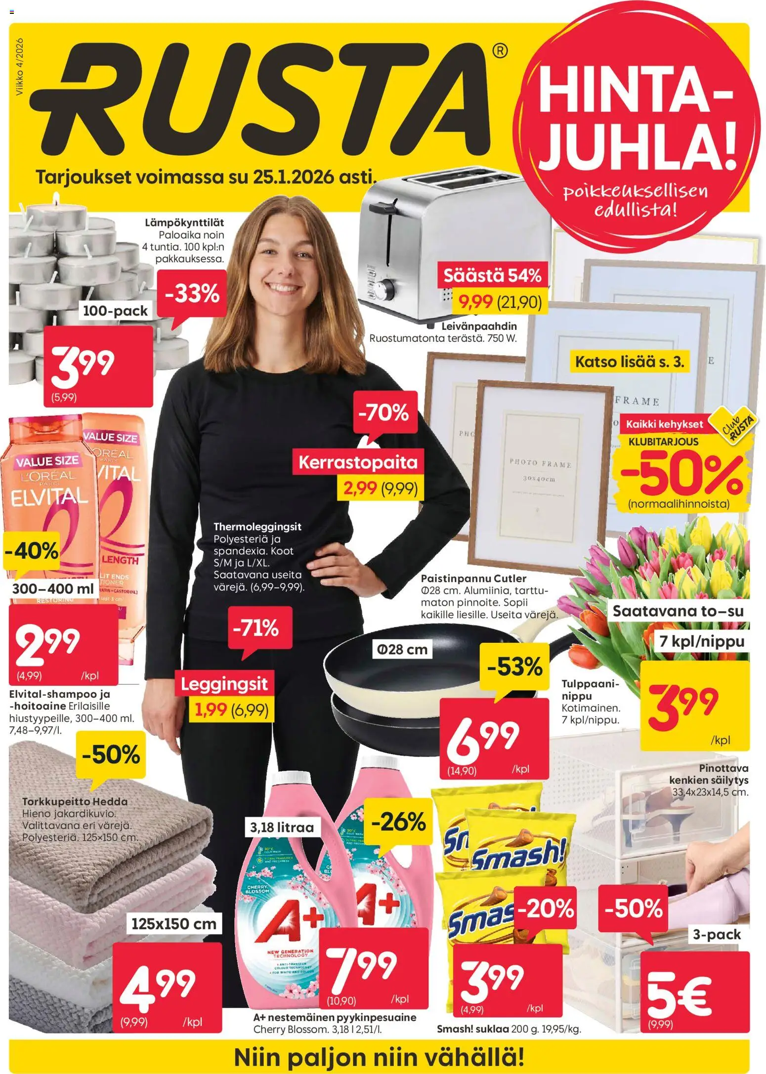 Kaupan Rusta Tarjoukset esikatselu, voimassa 19/01/2026