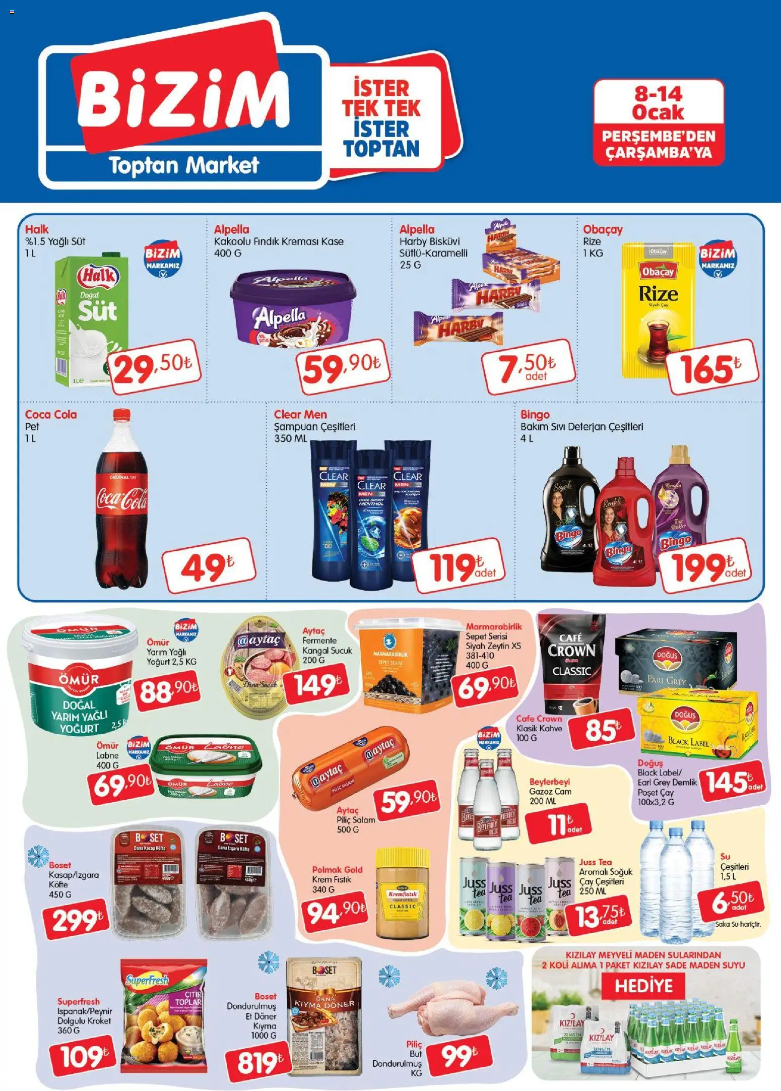 Bizim Toptan Katalog 08.01.2026 - Broşürünün önizlemesi
