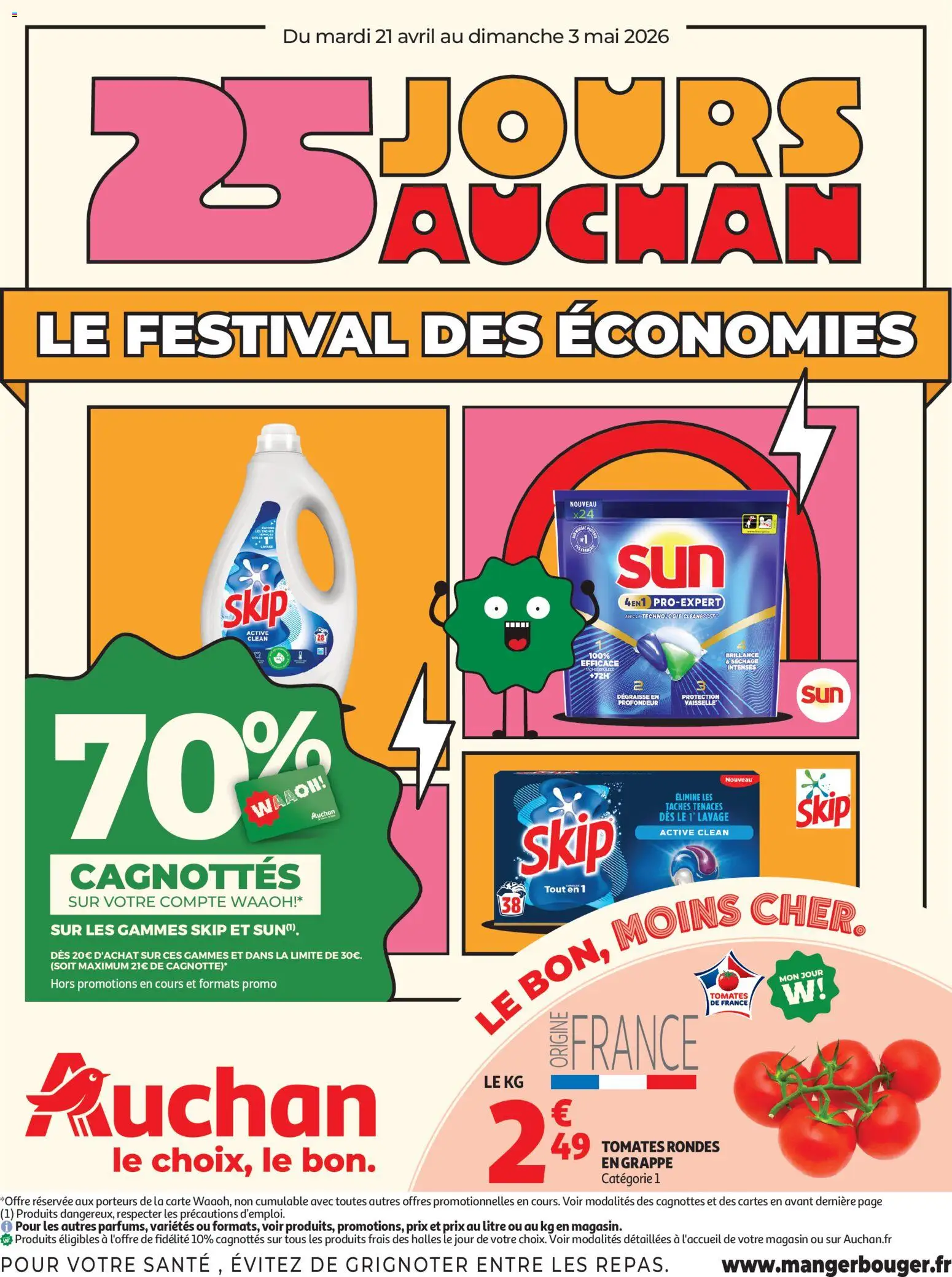 Prévisualisation de Auchan prospectus du magasin Auchan formulaire valide 21/04/2026