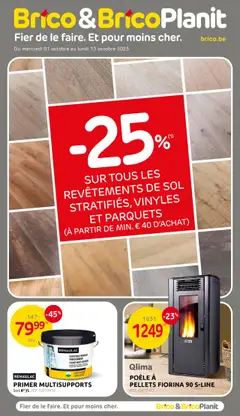 Voorbeeld van Publicité van winkel Brico geldig vanaf 01/10/2025