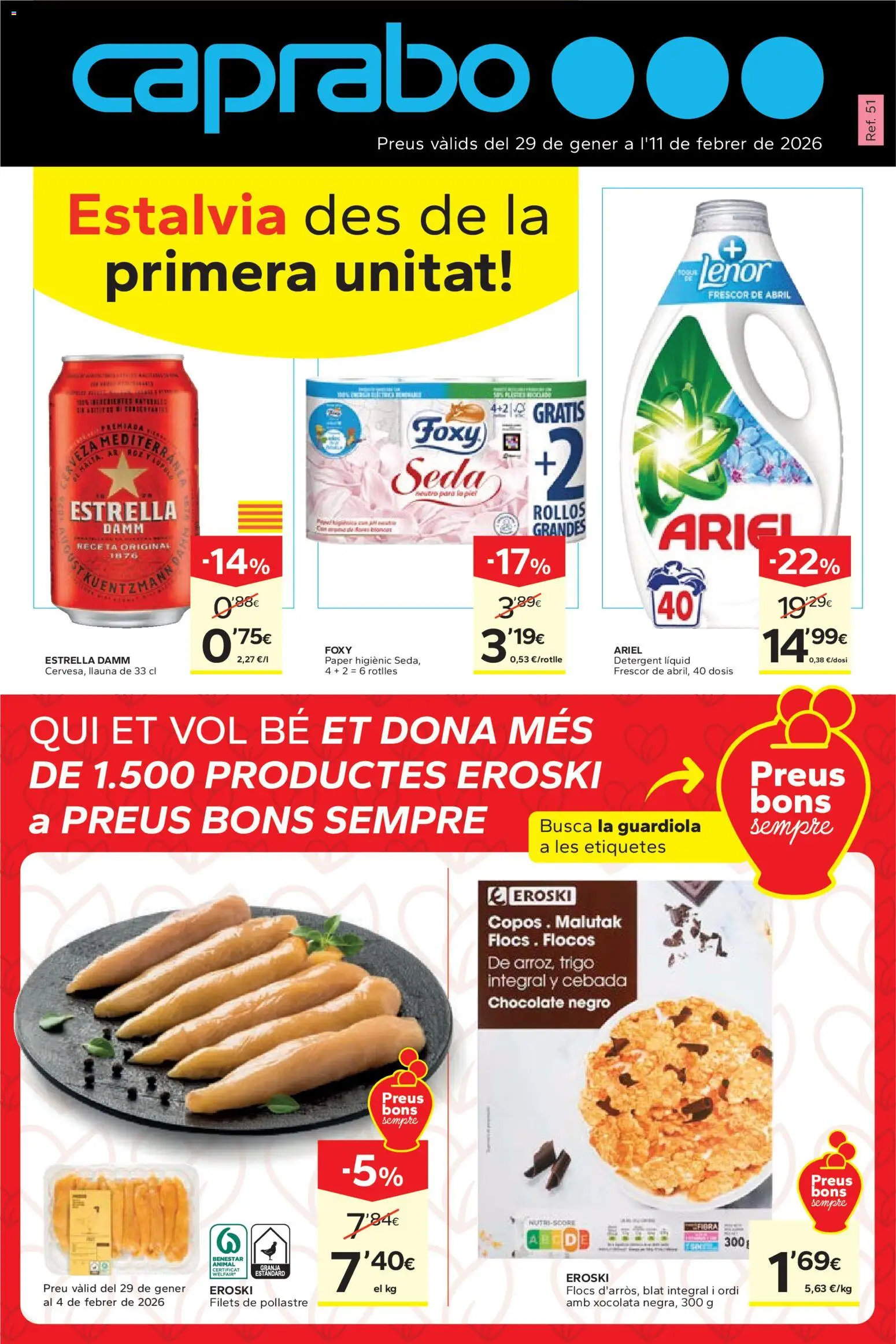 Vista previa del folleto de la tienda Caprabo válido desde el 29/01/2026 