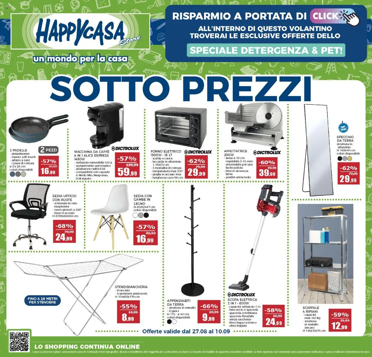 Volantino Happy Casa valido da 27/08/2025 numero di pagina 1
