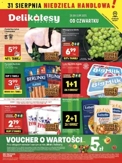 Pogląd gazetki "Sklepy Własne" ze sklepu Delikatesy Centrum ważnej od 28.08.2025