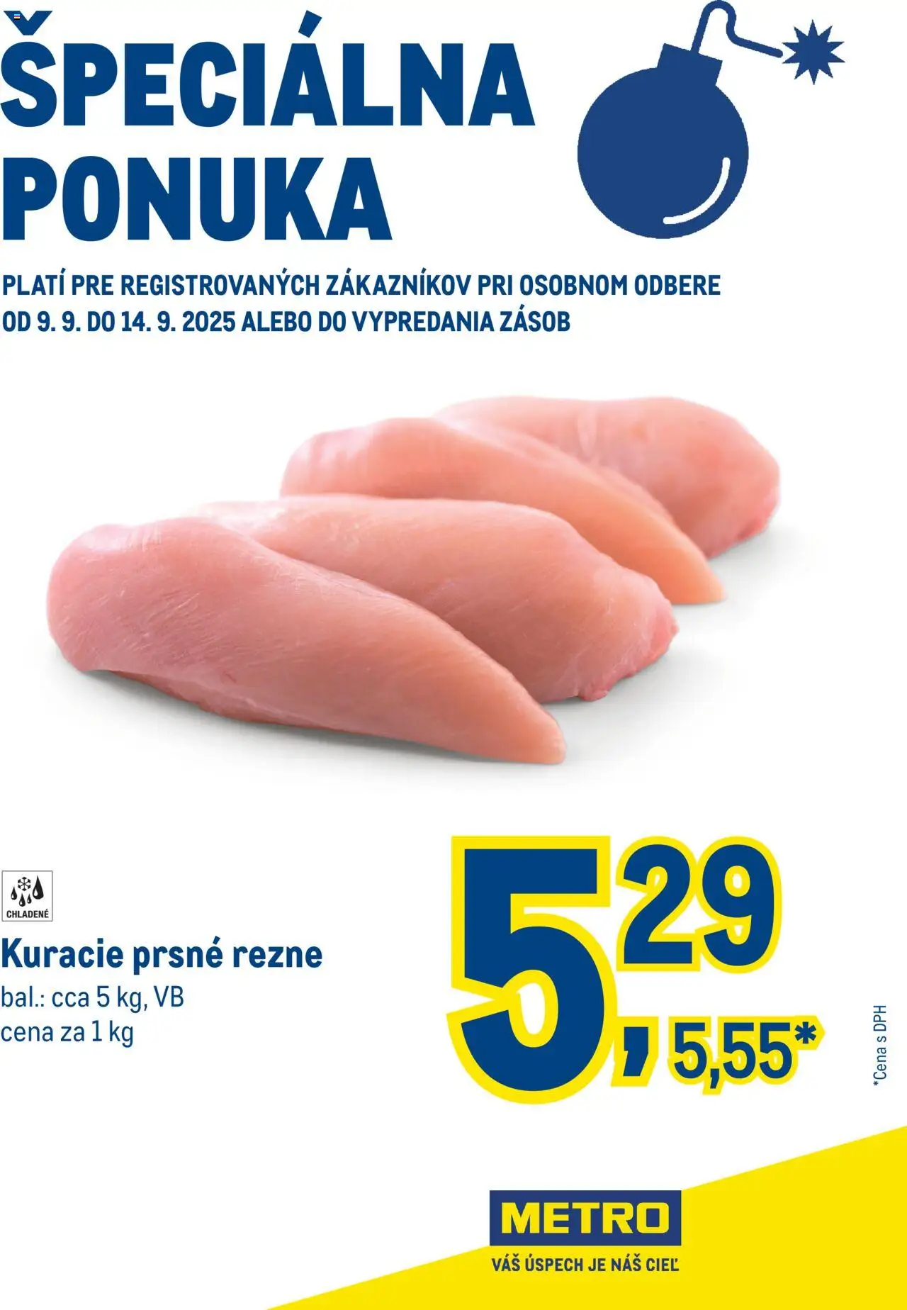 Metro Špeciálna ponuka (09.09. - 14.09.2025) - Akčná ponuka