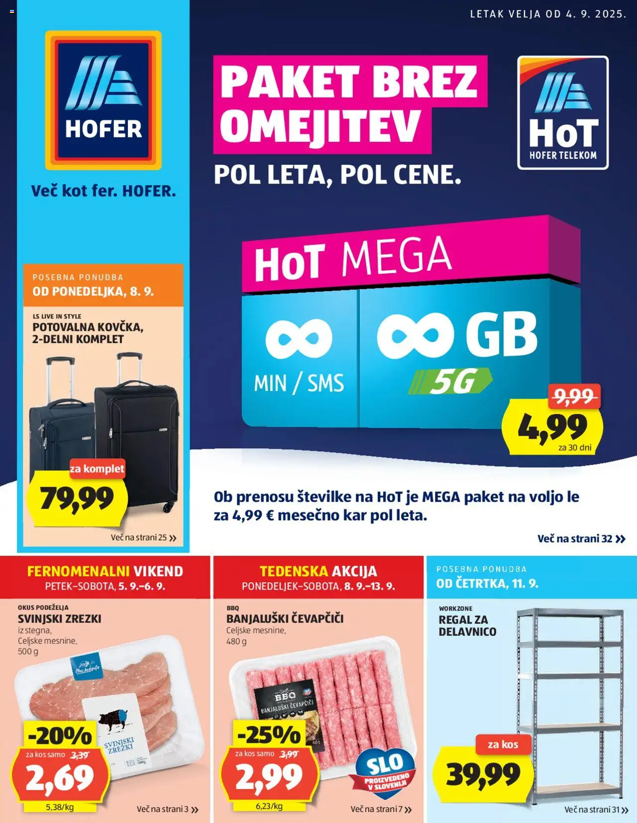 Hofer Katalog od 04.09.2025 - aktualna ponudba - stran 1