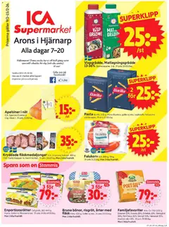 Förhandsgranska reklamblad Hjärnarp från butik ICA Supermarket gäller från 09/02/2026