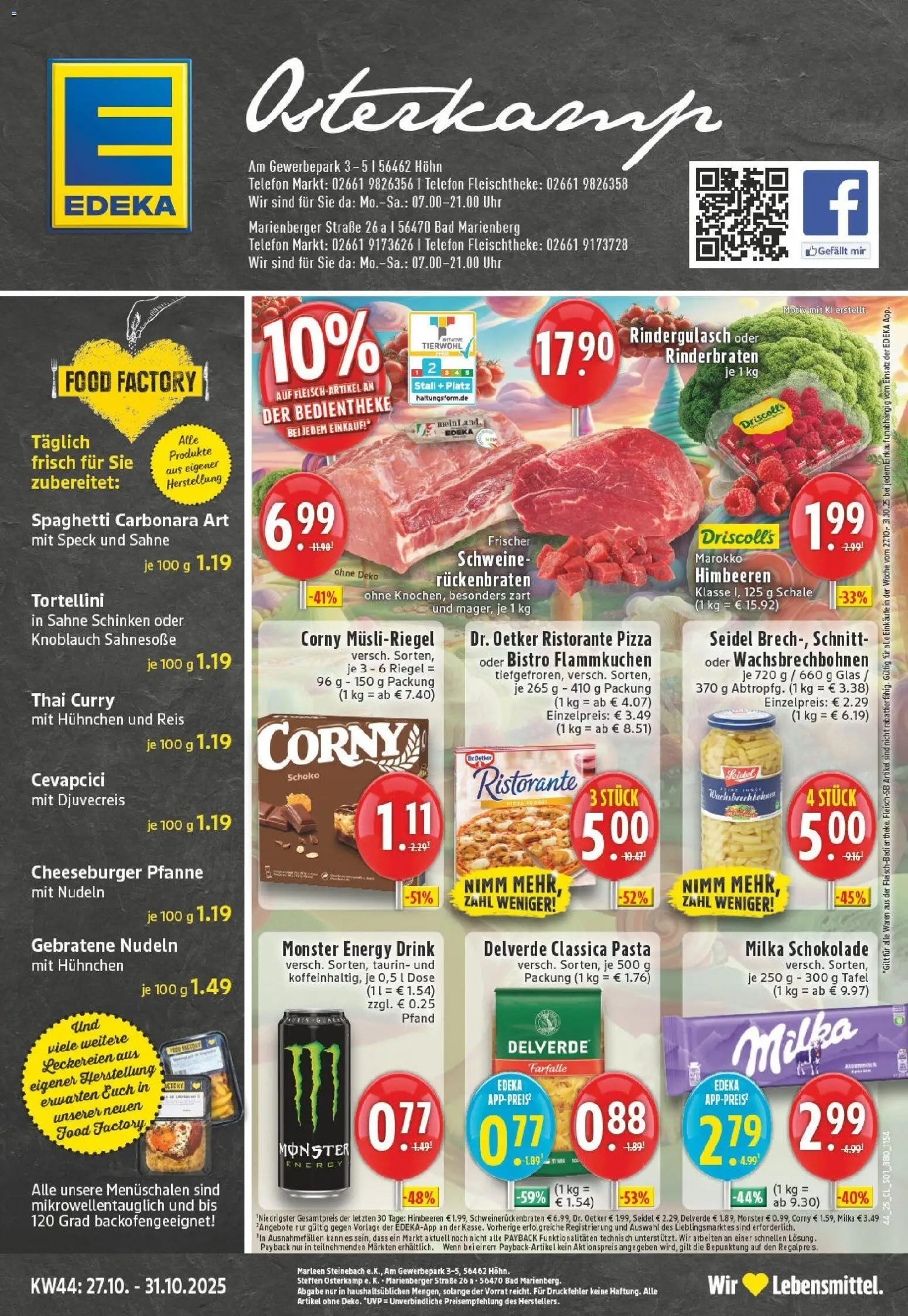 EDEKA Prospekt ab 26.10.2025 - Prospekt Höhn Online
