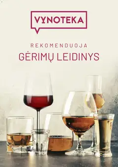 VYNOTEKA parduotuvės leidinio VYNOTEKA leidinys - Gėrimų galiojančio nuo 2026.04.06 peržiūra