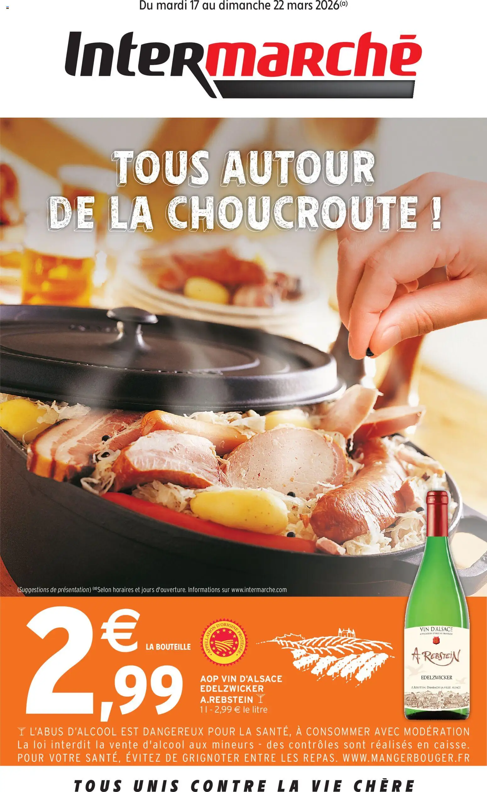 Prévisualisation de Intermarché catalogue Spécial Choucroute du magasin Intermarché formulaire valide 17/03/2026