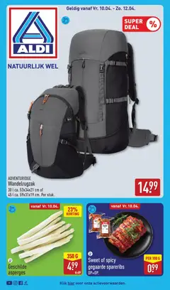 Voorbeeld van Aldi folder - Weekendfolder van winkel Aldi geldig vanaf 10-04-2026