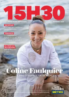 Prévisualisation de Magazine 15h30 votre pause inspiration du magasin METRO formulaire valide 28/08/2025
