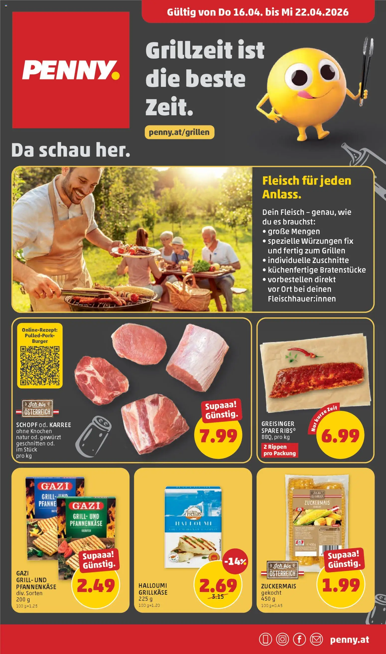 Vorschau der Angebote: Penny Markt Penny Markt Grillzeit ist die beste Zeit gültig ab 16.04.2026