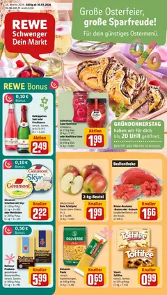 Vorschau von dem Prospekt des Geschäftes Rewe, gültig ab dem 30.03.2026