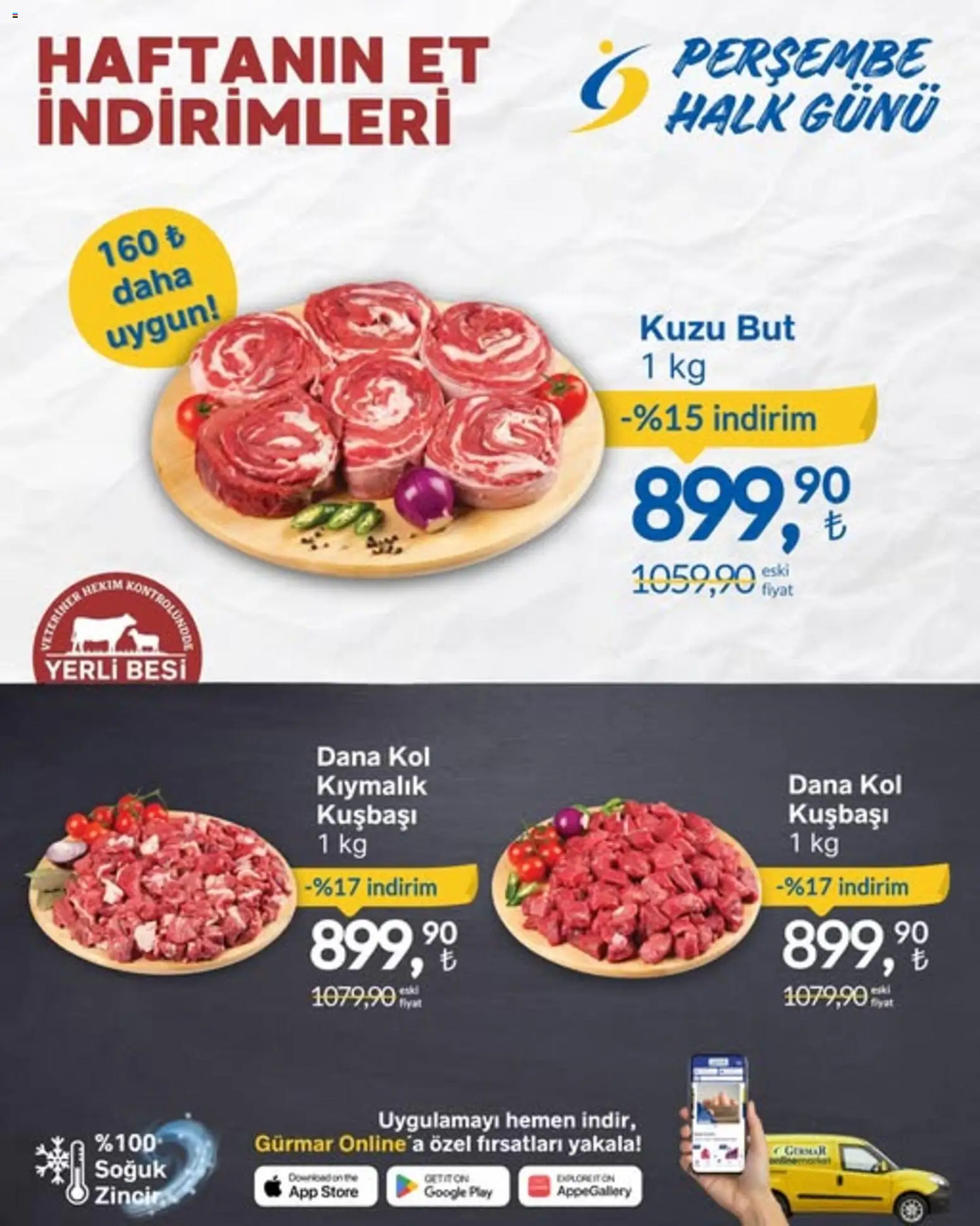 Gürmar Gürmar - Haftanın Et İndirimleri 26.03.2026 - Broşürünün önizlemesi - Et