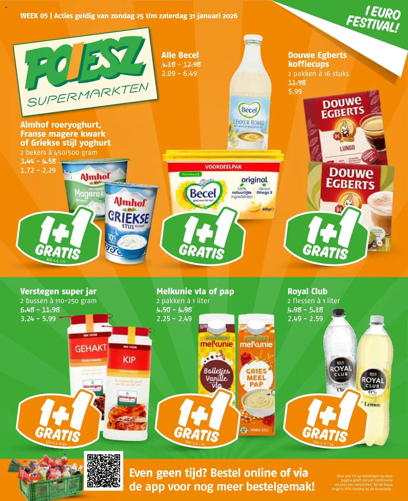 Voorbeeld van Folder week 5 van winkel Poiesz geldig vanaf 25-01-2026