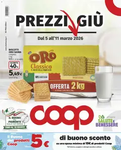 Anteprima dell'opuscolo COOP volantino Settimo Torinese dal negozio COOP valido da 05/03/2026