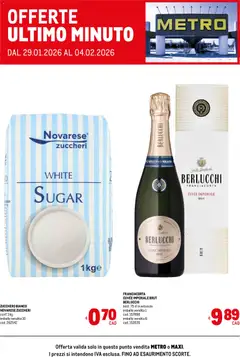 Anteprima dell'opuscolo Volantino Offerte ultimo minuto dal negozio Metro valido da 29/01/2026