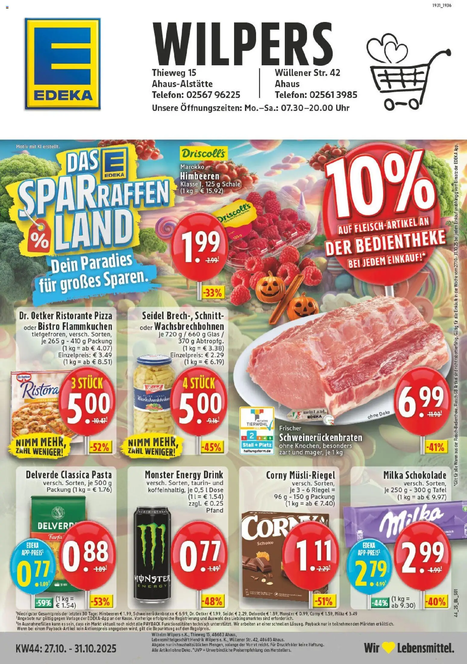 EDEKA Prospekt ab 26.10.2025 - Prospekt Ahaus Online