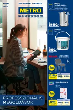 Metro - Professzionális irodai megoldások megtekintése, amely érvényes 2025.11.02.-től
