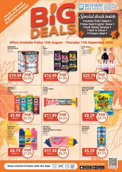 Preview of Bestway The Big Deals Brochure valid from 15/08/2025