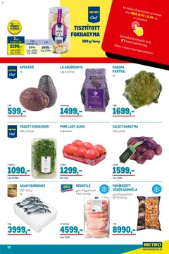 Metro - Élelmiszer és Szezonális katalógus 2025/11 megtekintése, amely érvényes 2025.11.02.-től | Oldal: 13