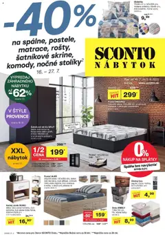 Náhľad Sconto nábytok letáku platného od 16.07.2025