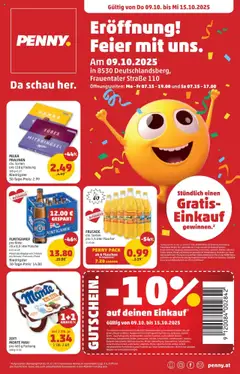 Vorschau der Angebote: Penny Markt Eröffnung in 8530 Deutschlandsberg gültig ab 09.10.2025