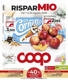 Anteprima dell'opuscolo Attuale volantino dal negozio COOP valido da 07/08/2025
