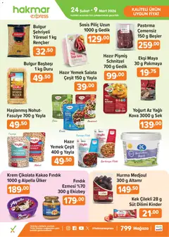 Hakmar Express Salı Aktüel Ürünler 24.02.2026 - Broşürünün önizlemesi