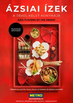 Metro - Ázsiai ízek katalógus megtekintése, amely érvényes 2025.05.02.-től