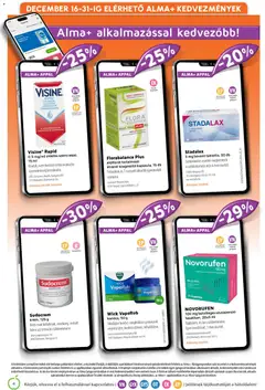Alma Gyógyszertárak - Akciós újság Alma Gyógyszertárak megtekintése, amely érvényes 2025.12.01.-től | Oldal: 4